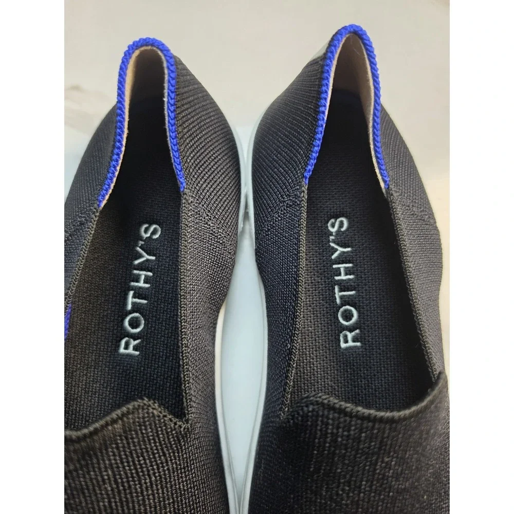 Rothy's Rothys Black Slip on Sneakers Women's Size 10.5